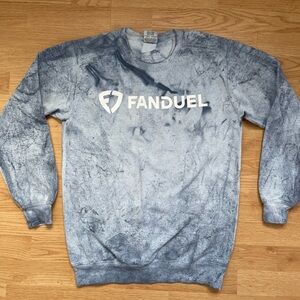 FanDuel Crewneck Tie Dye Blue